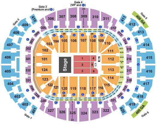 Kaseya Center Fiesta Latina Seating Chart